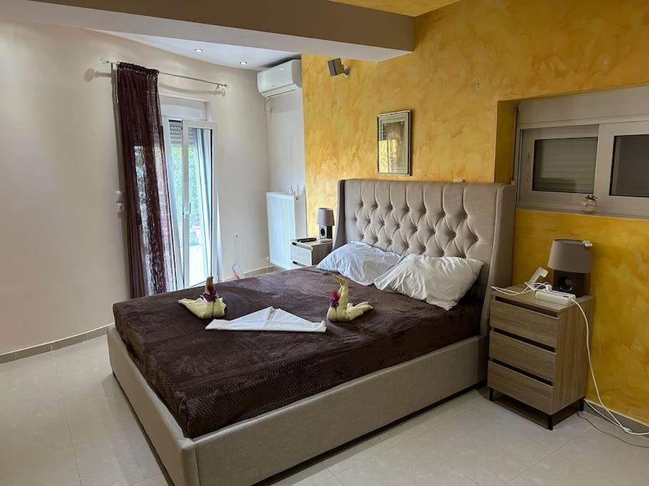 Lux House With Garden Villa Kampos  ภายนอก รูปภาพ